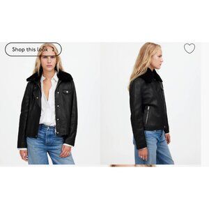 Madewell Black Leather Jacket